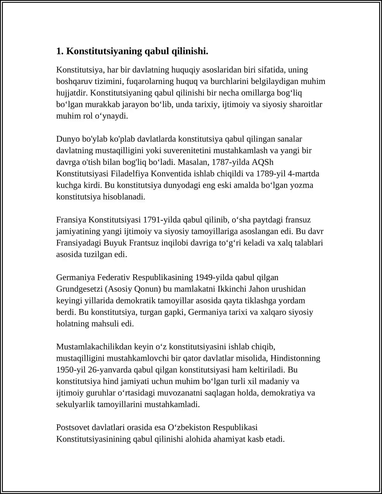 MUSTAQILLIK YILLARIDA DAVLAT BOSHQARUVI TIZIMIDA AMALGA OSHIRILGAN ISLOHOTLAR 3