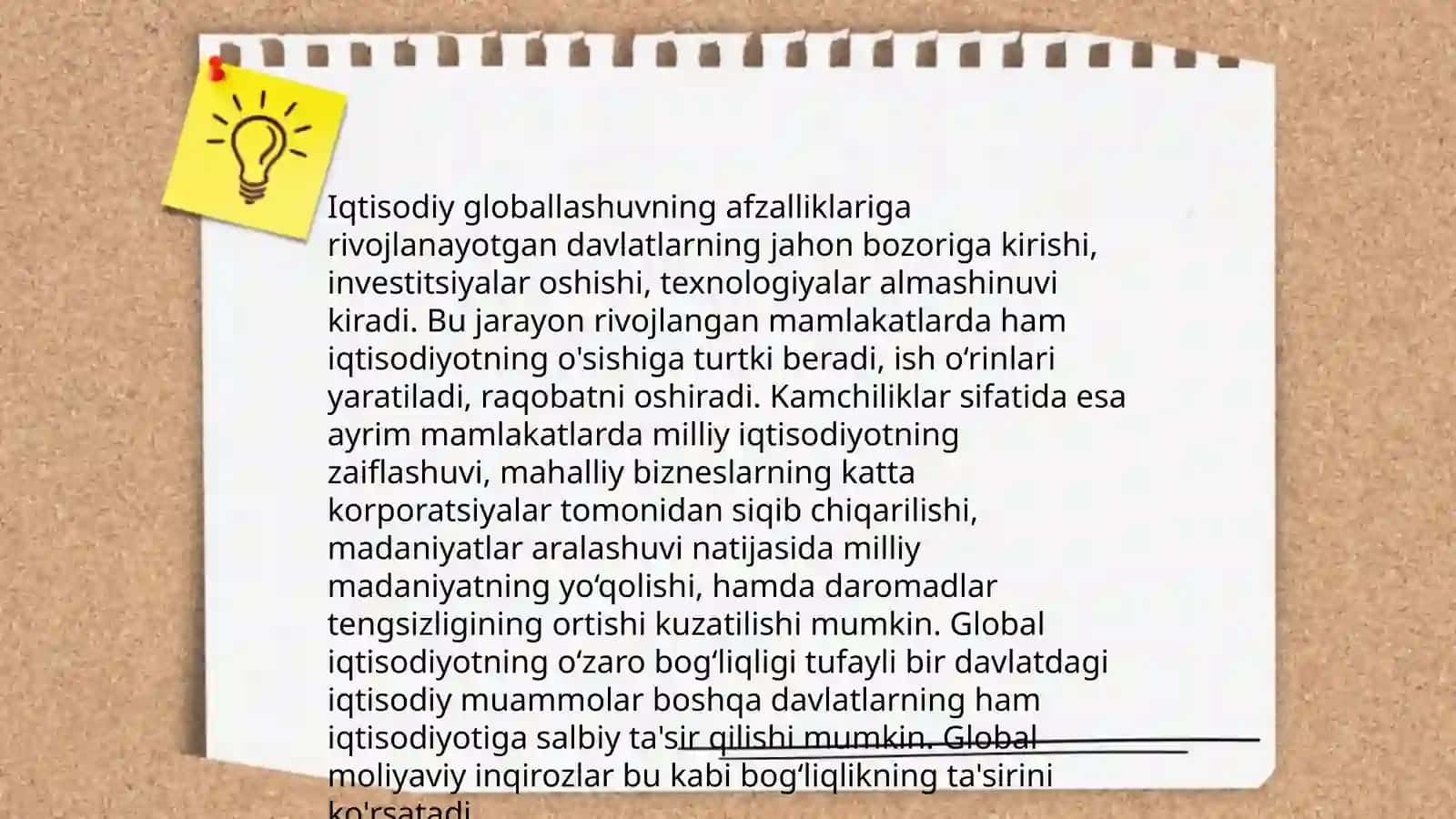Iqtisodiy jarayonlarining globallashuvi va milliy manfaatlar 3