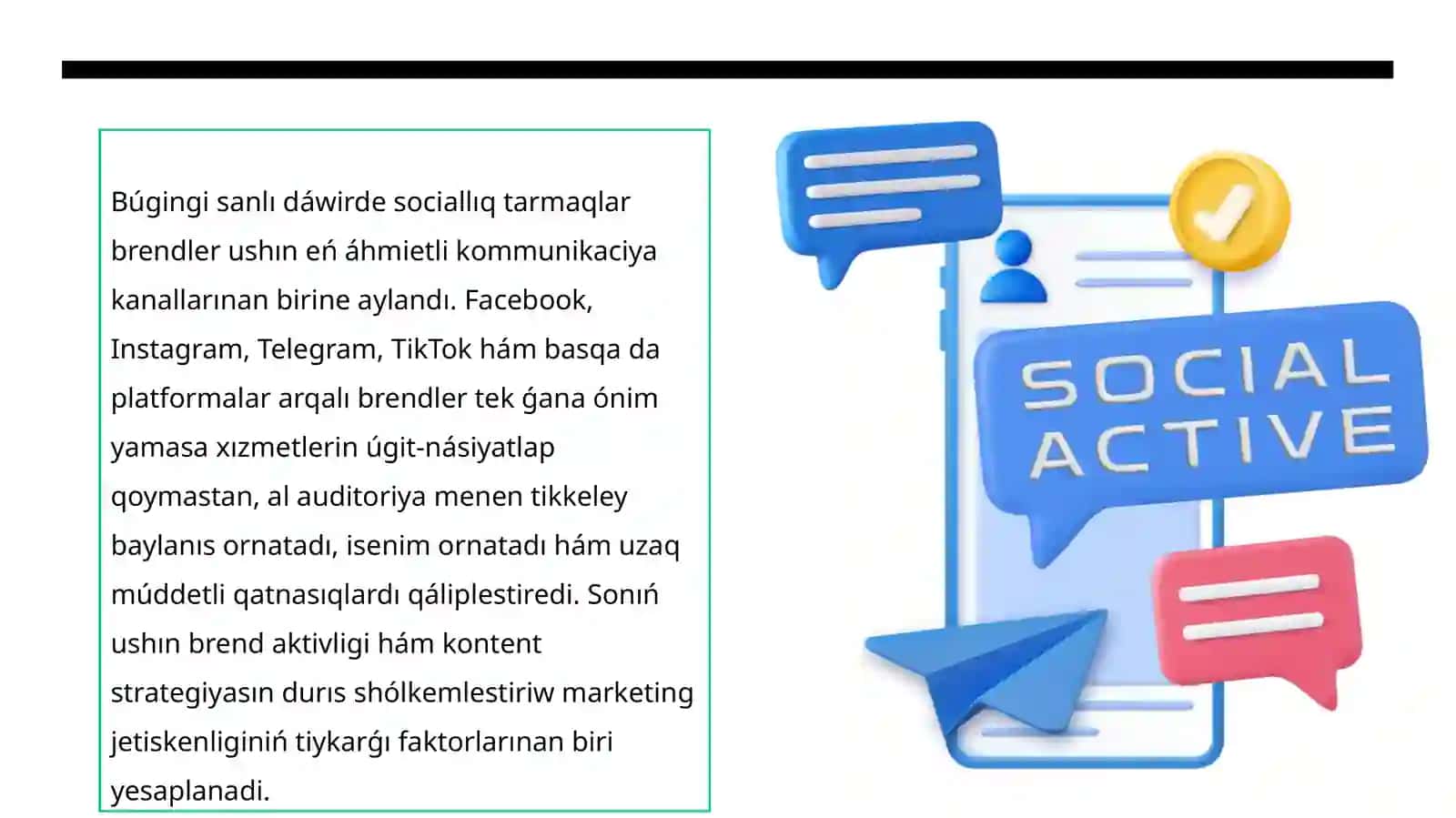 Social tarmaqlarda brend aktivligi haʼm kontent strategiyası 3