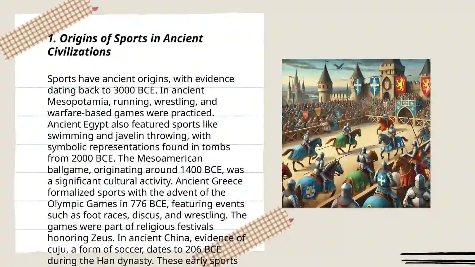 The Evolution of Sports: From Ancient Times to Modern Day 3