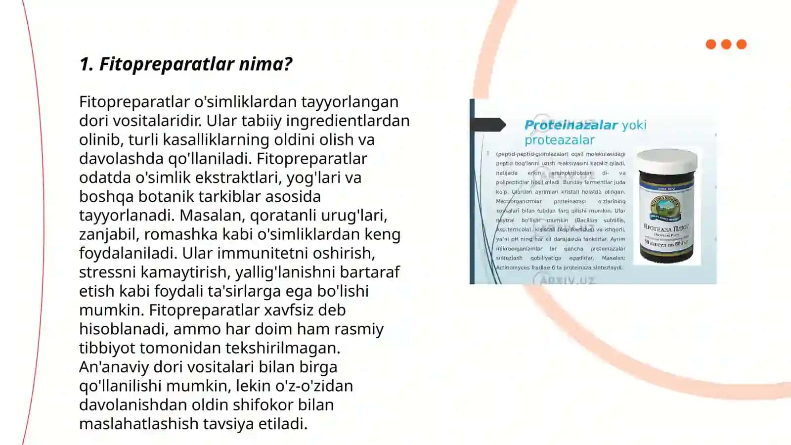 Fitopreparatlar va ularning qo'llanilishi 3