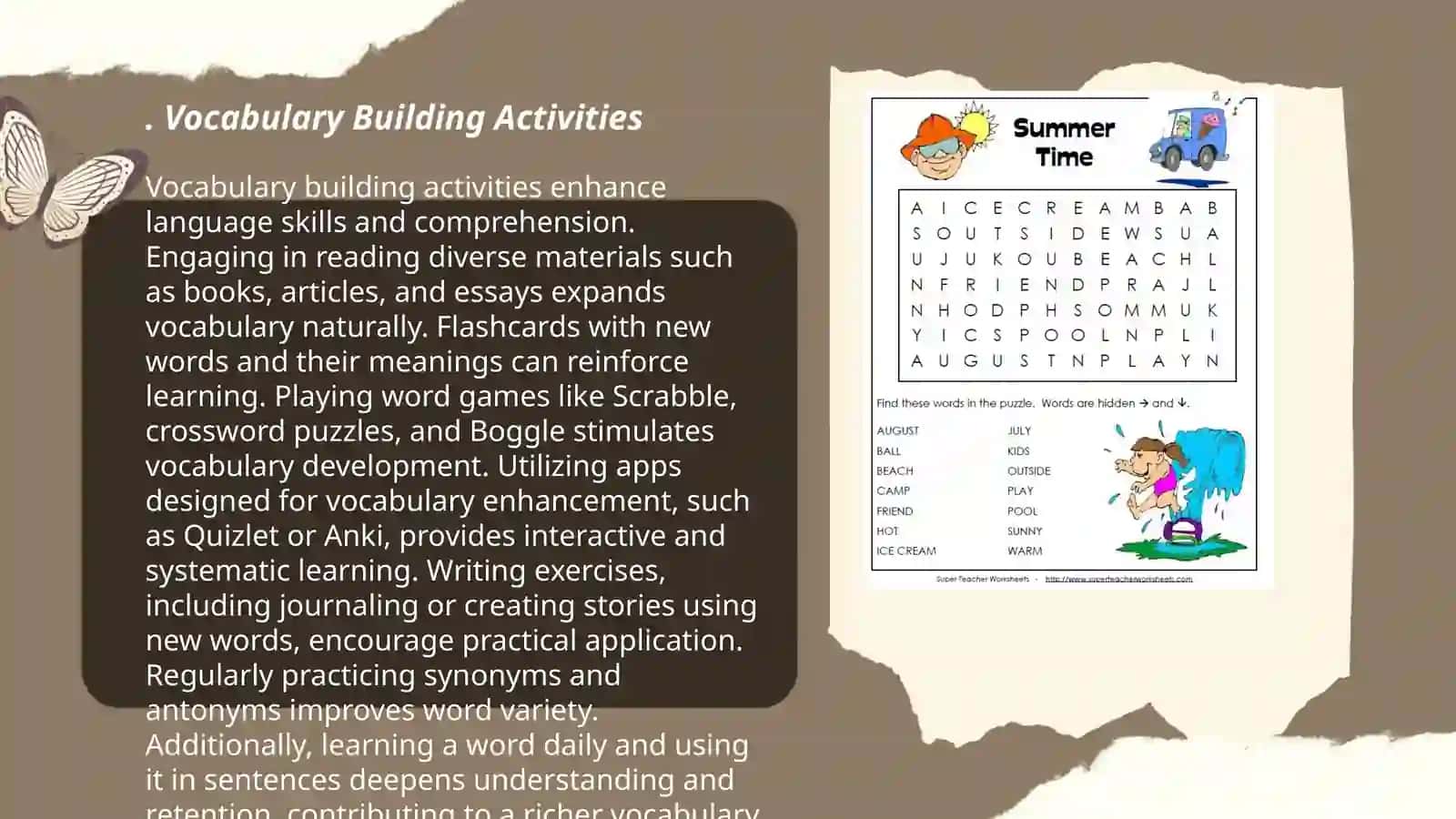 Vocabulary Building Activities 3