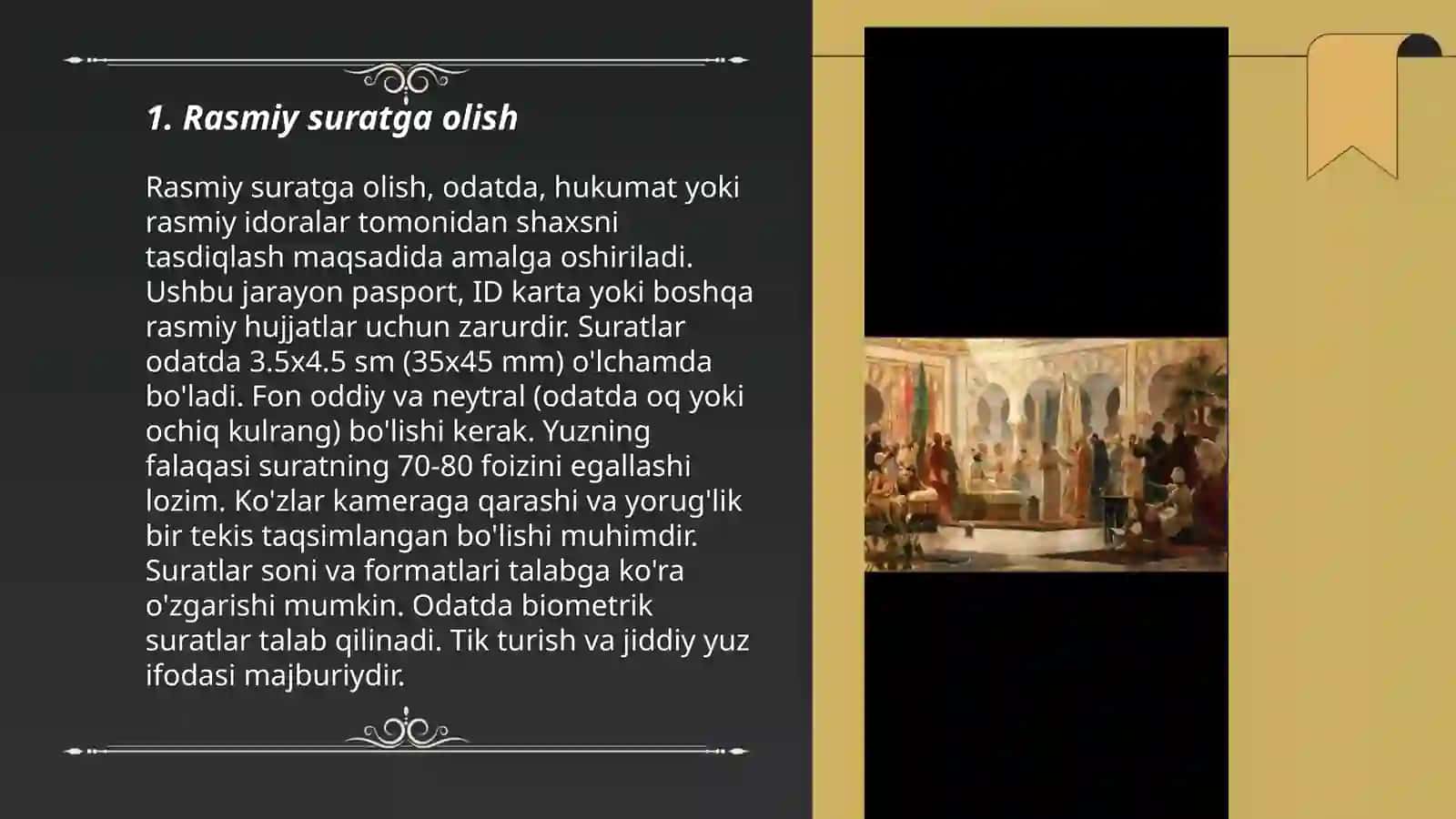 Rasmiy suratga olish 3