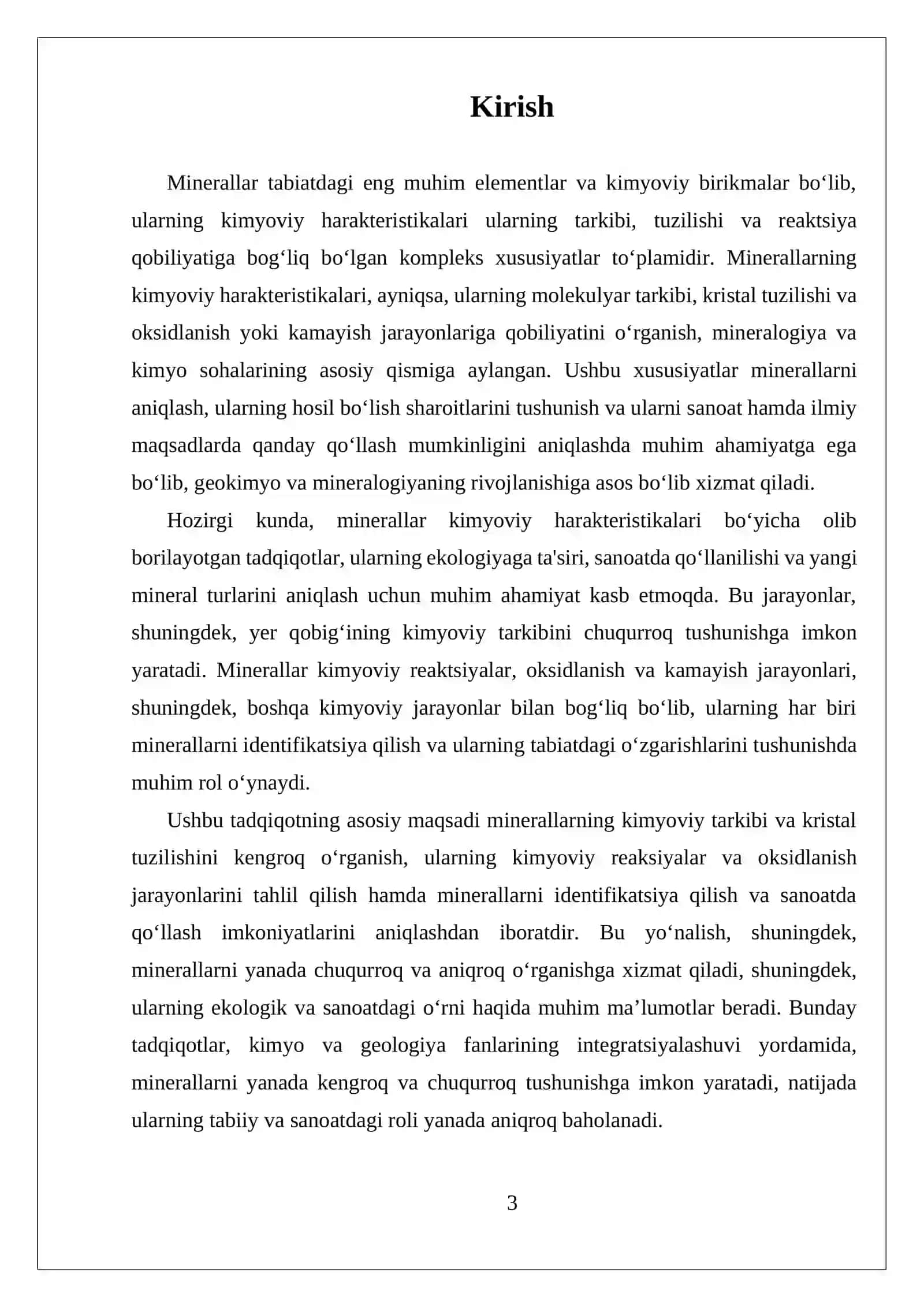 MINERALLARNING KIMYOVIY HARAKTERISTKASI 3