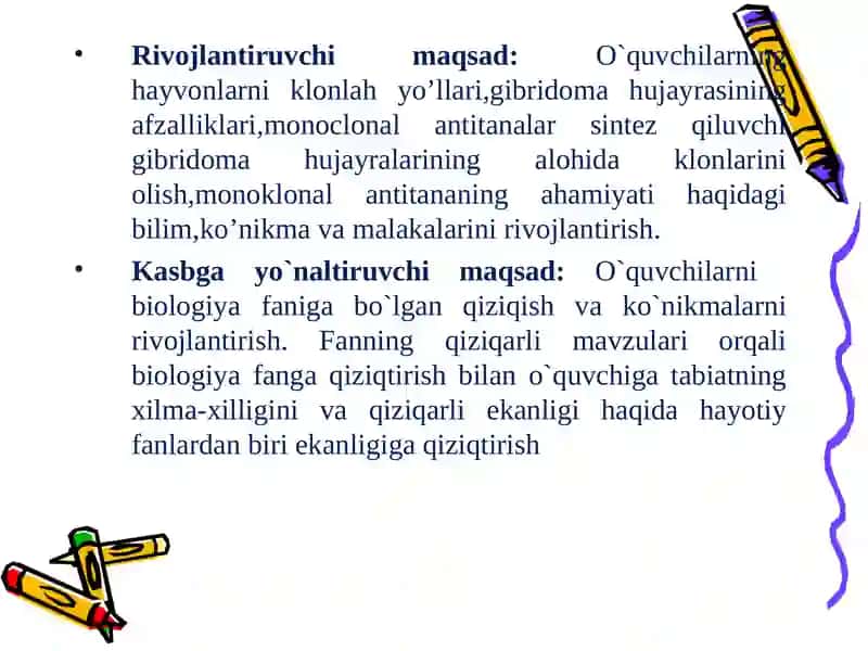 HUJAYRA INJENERIYASI ASOSIDA HAYVONLAR IRSIYATINI O’ZGARTIRISH.GIBRIDOMA 3