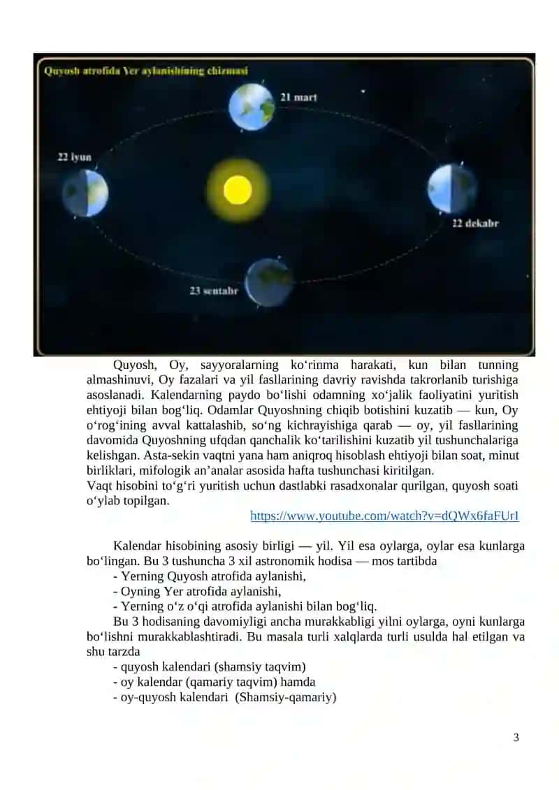 Kalendar va ularning turlari 3