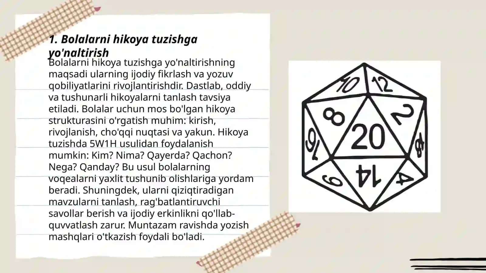 Bolalarni oʻyinchoqlarga hikoya tuzish 3