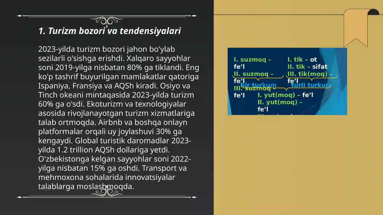 Turizm bozori va tendensiyalari 3