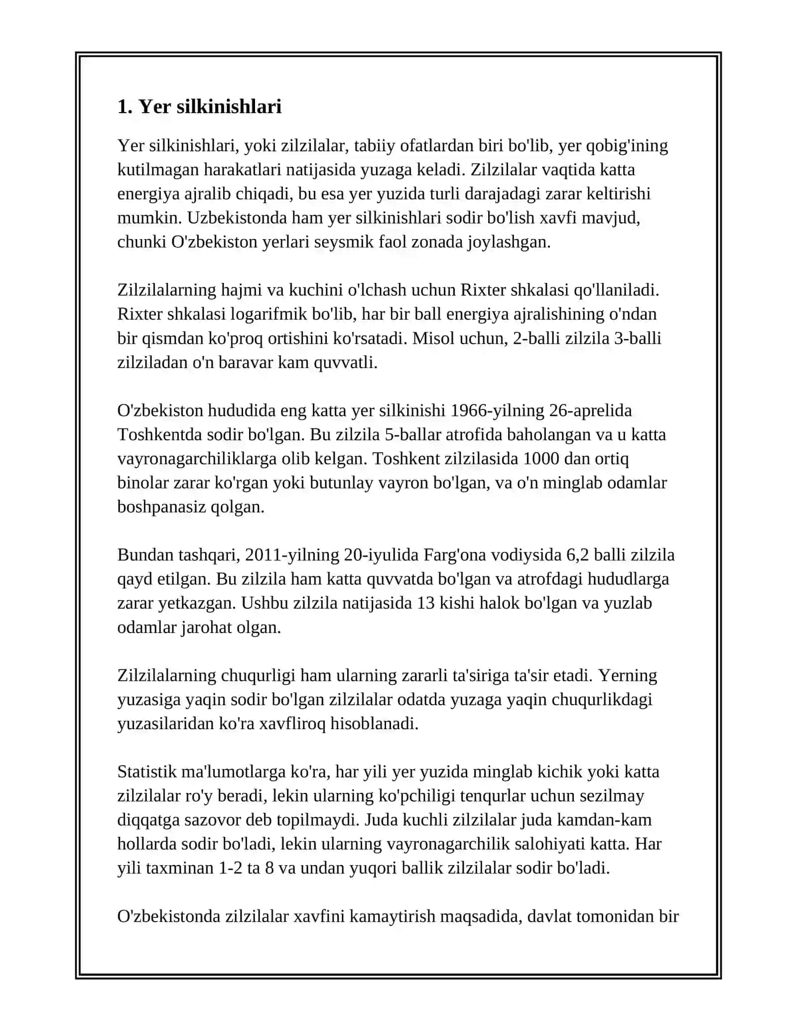 GEOLOGIK XAVFLI XODISALAR 3
