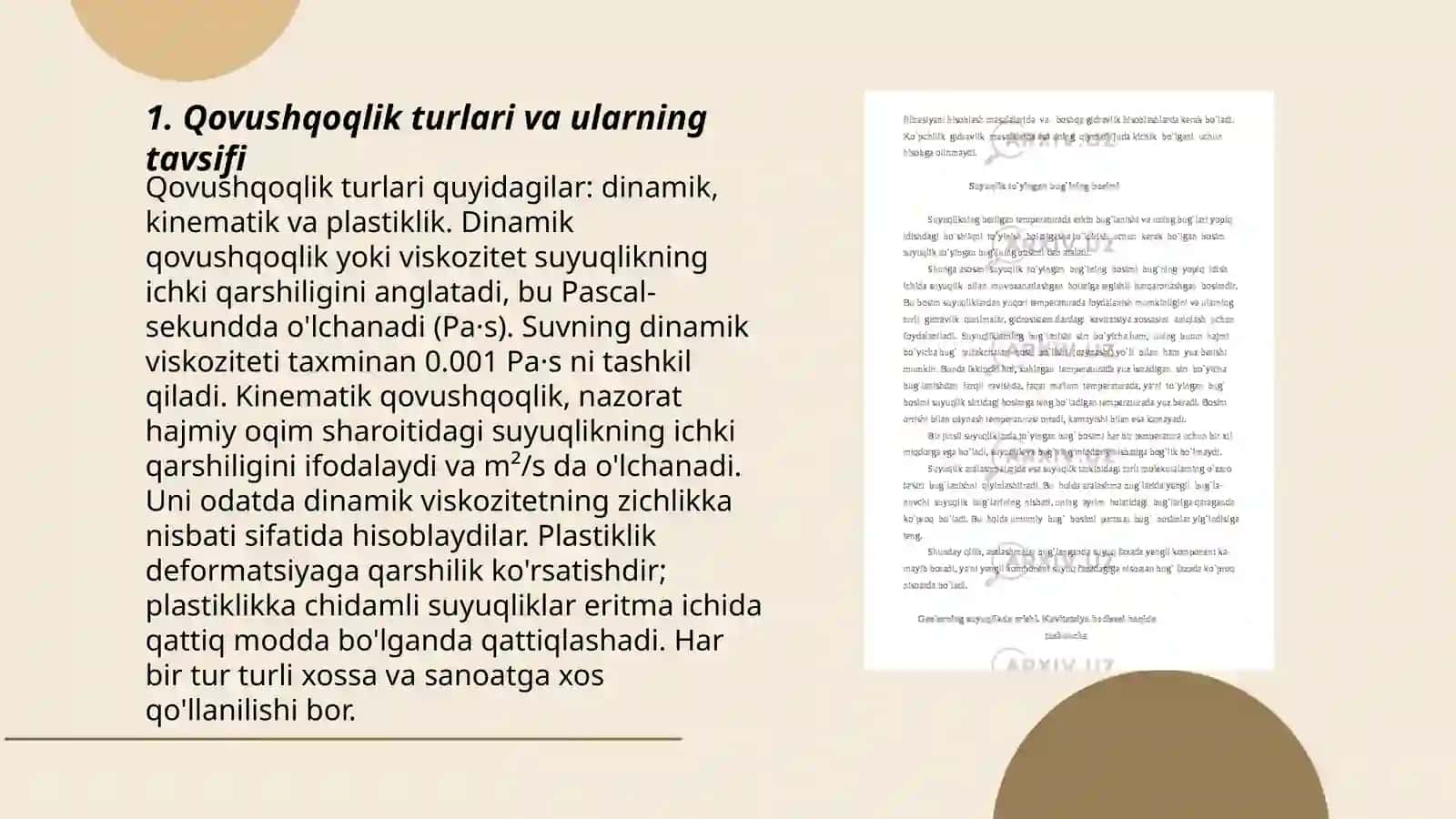 Suyuqliklarning qovushqoqligini o'lchash 3