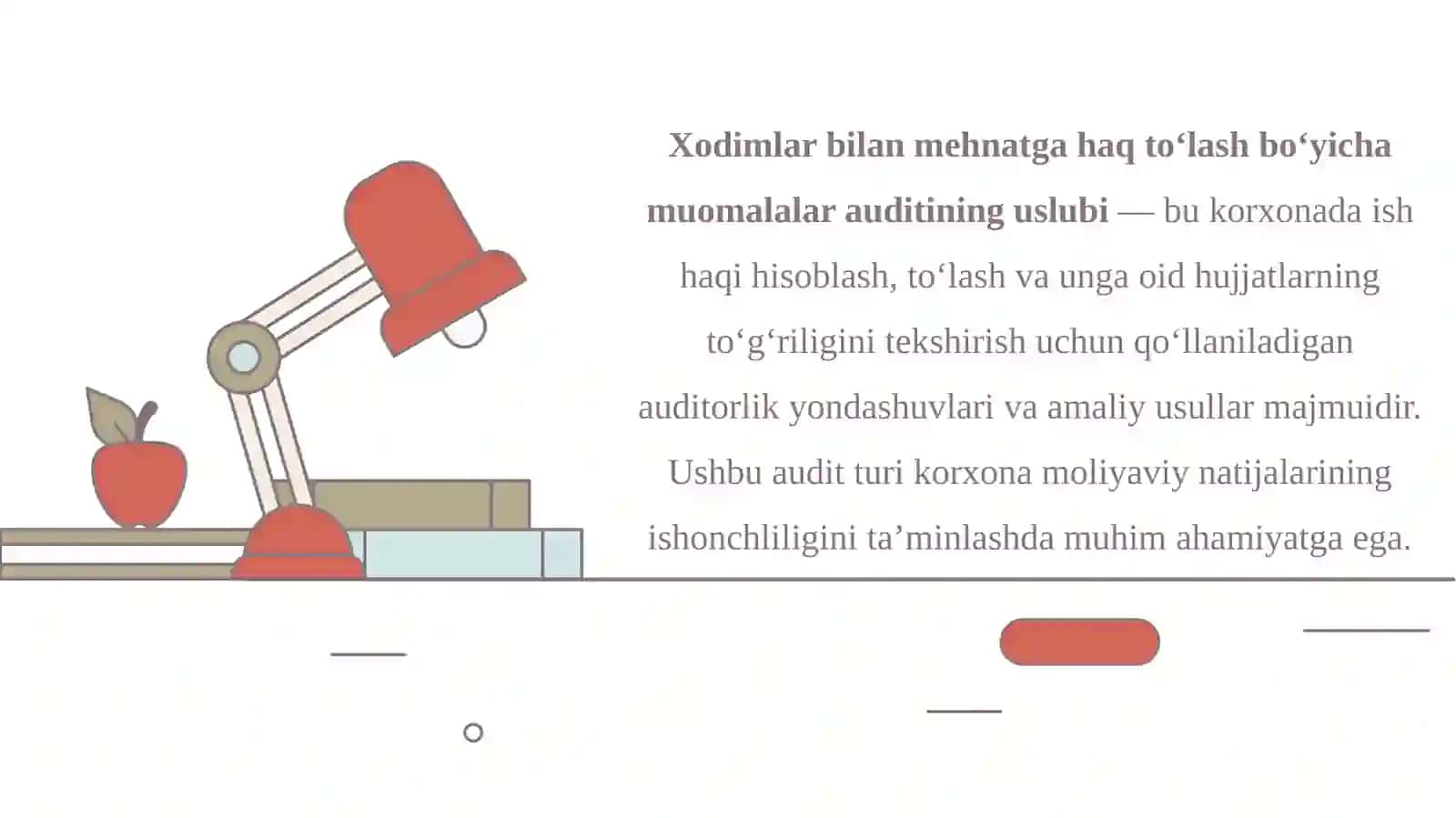 Mehnatga haq to‘lash bo‘yicha muomalalari auditining uslubi 3