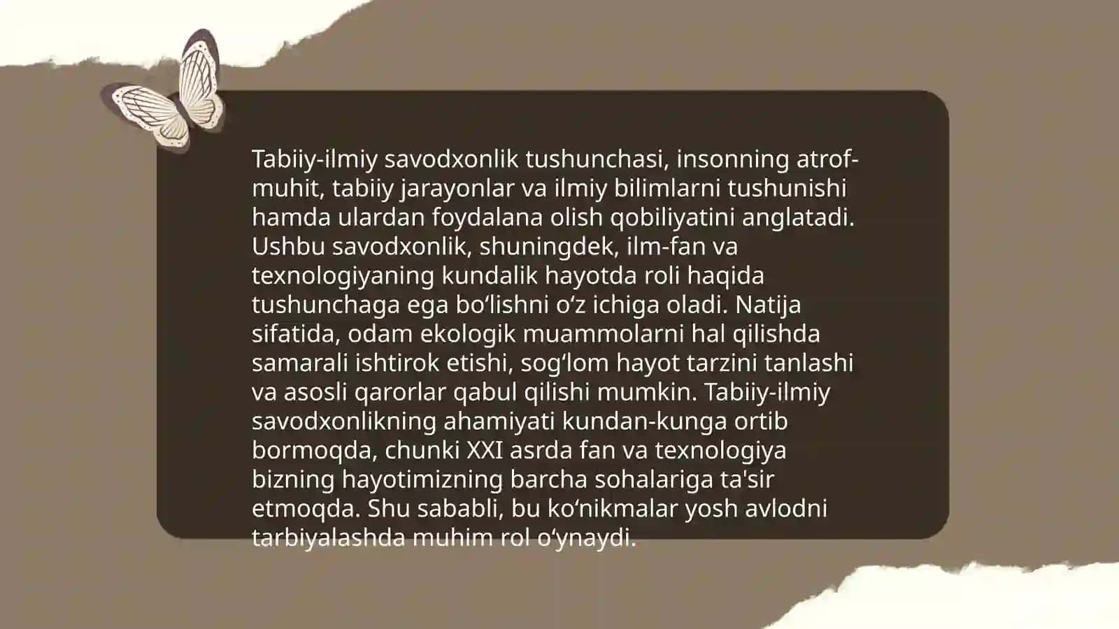 Tabiiy-ilmiy savodxonlikning o'quvchilarda tadqiqotchilikni shakillantirishdagi roli 3