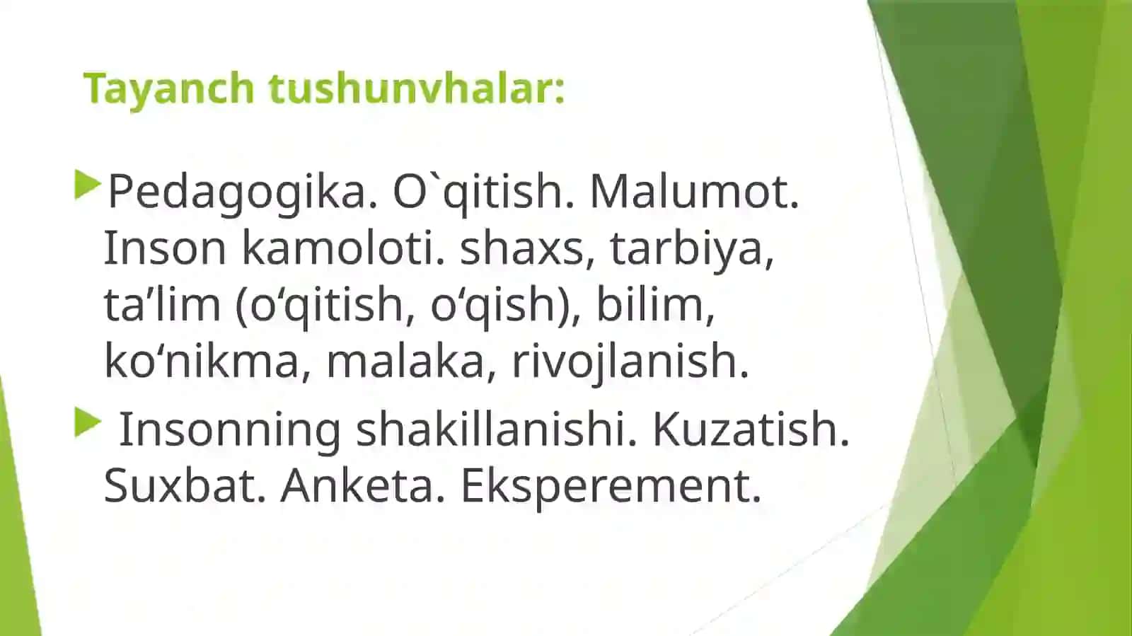 Pedagogika fanining tuzilishi va uning boshqa fanlar bilan bo'g'liqligi 3