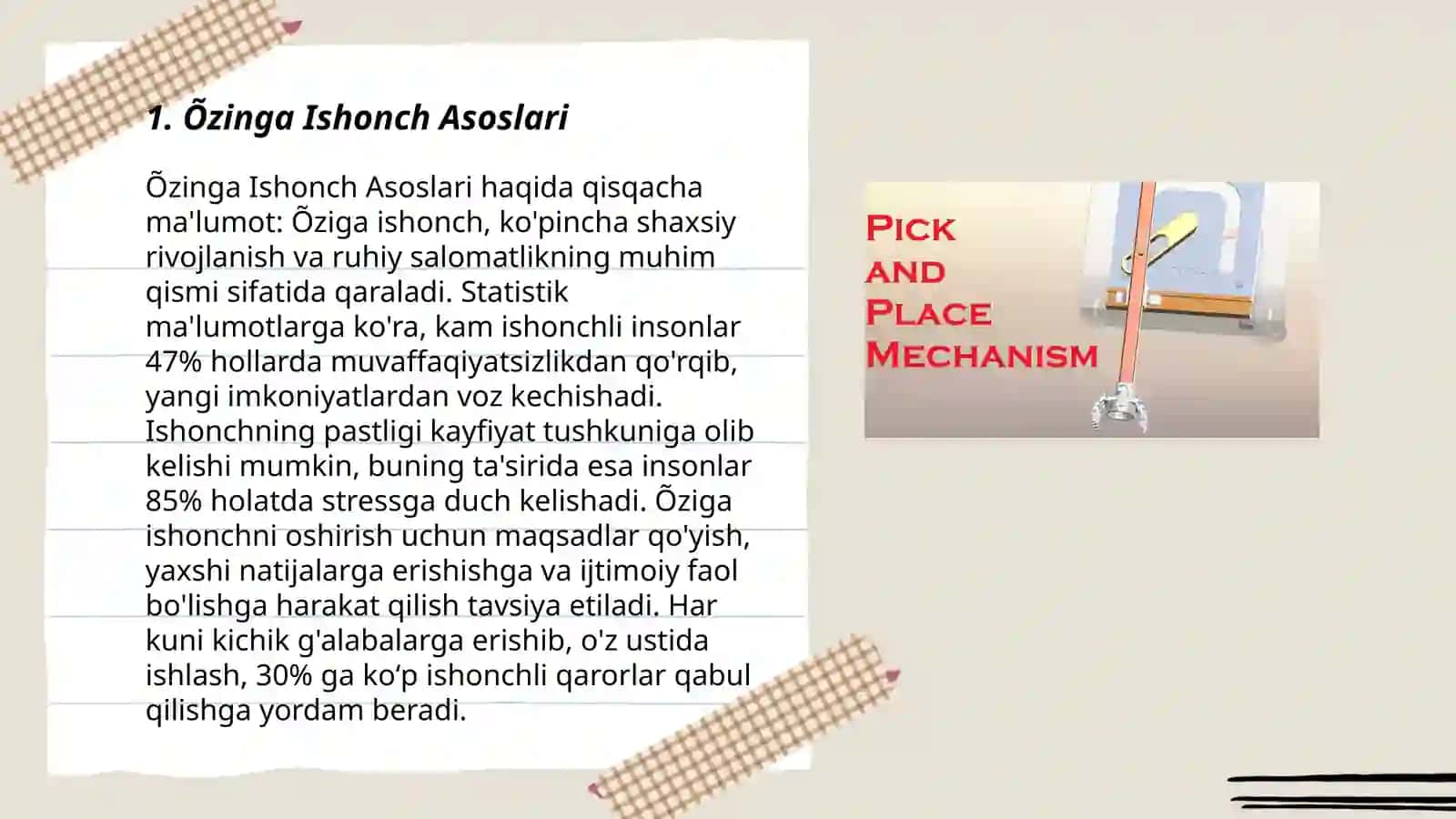 Õzinga Ishonch Asoslari 3
