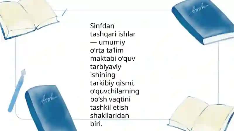Sinfdan tashqari ishlar 3
