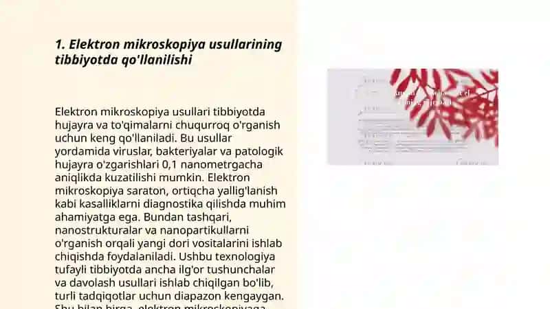 Elektron mikroskopiya usullarini tibbiyotda ahamiyati 3