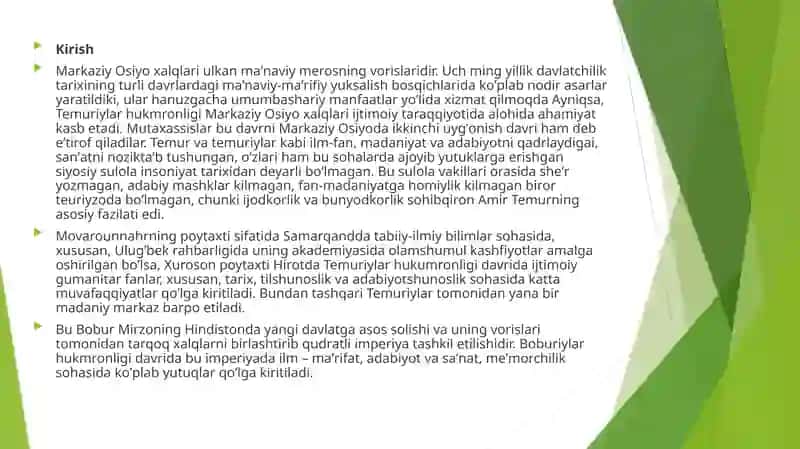 XUMOYUNNOMA BOBURIYLAR ILMIY MEROSINING NODIR GAVARI 3