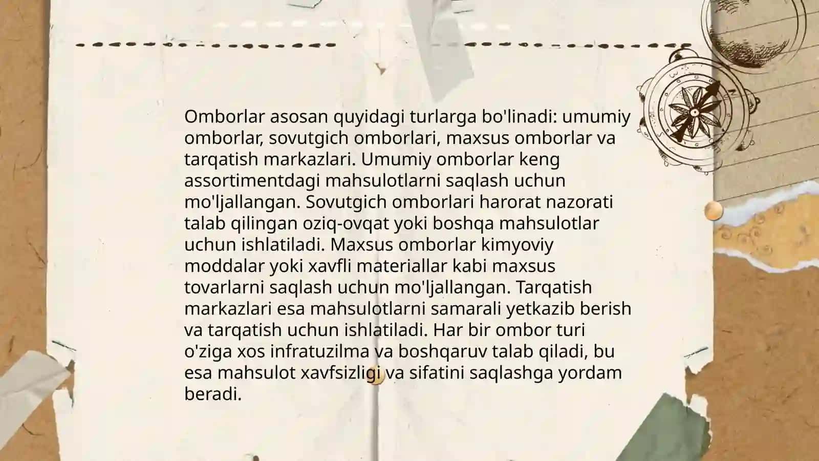Saqlash omborlari va turlari 3