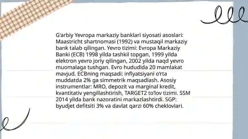 O‘zbekiston Respublikasidan tashqari pul tizimi va uning o‘ziga xos xususiyatlari 3