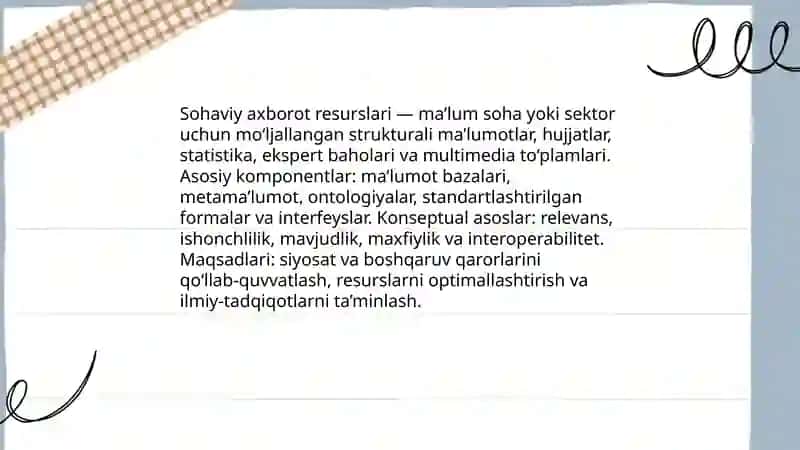 Sohaviy axborot resurslari 3