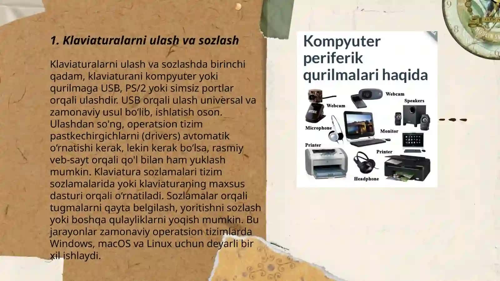 Shaxsiy kampyuterning periferiya qurulmalari bilan ishlash 3