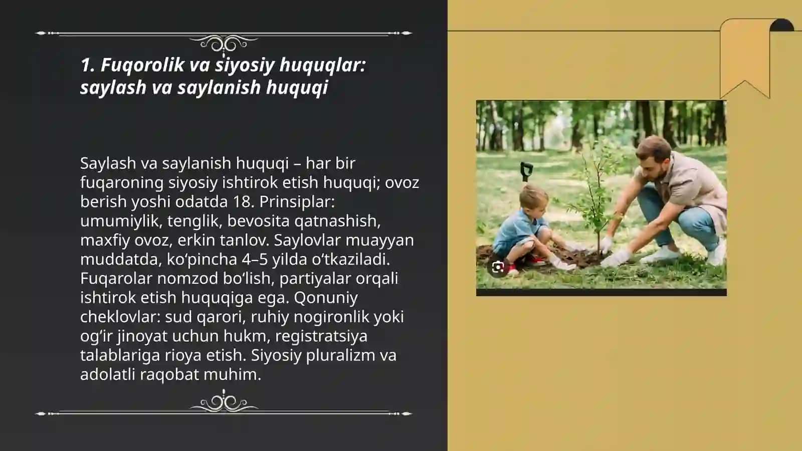 Inson va fuqorolarning asosiy huquqlari va erkinliklar 3