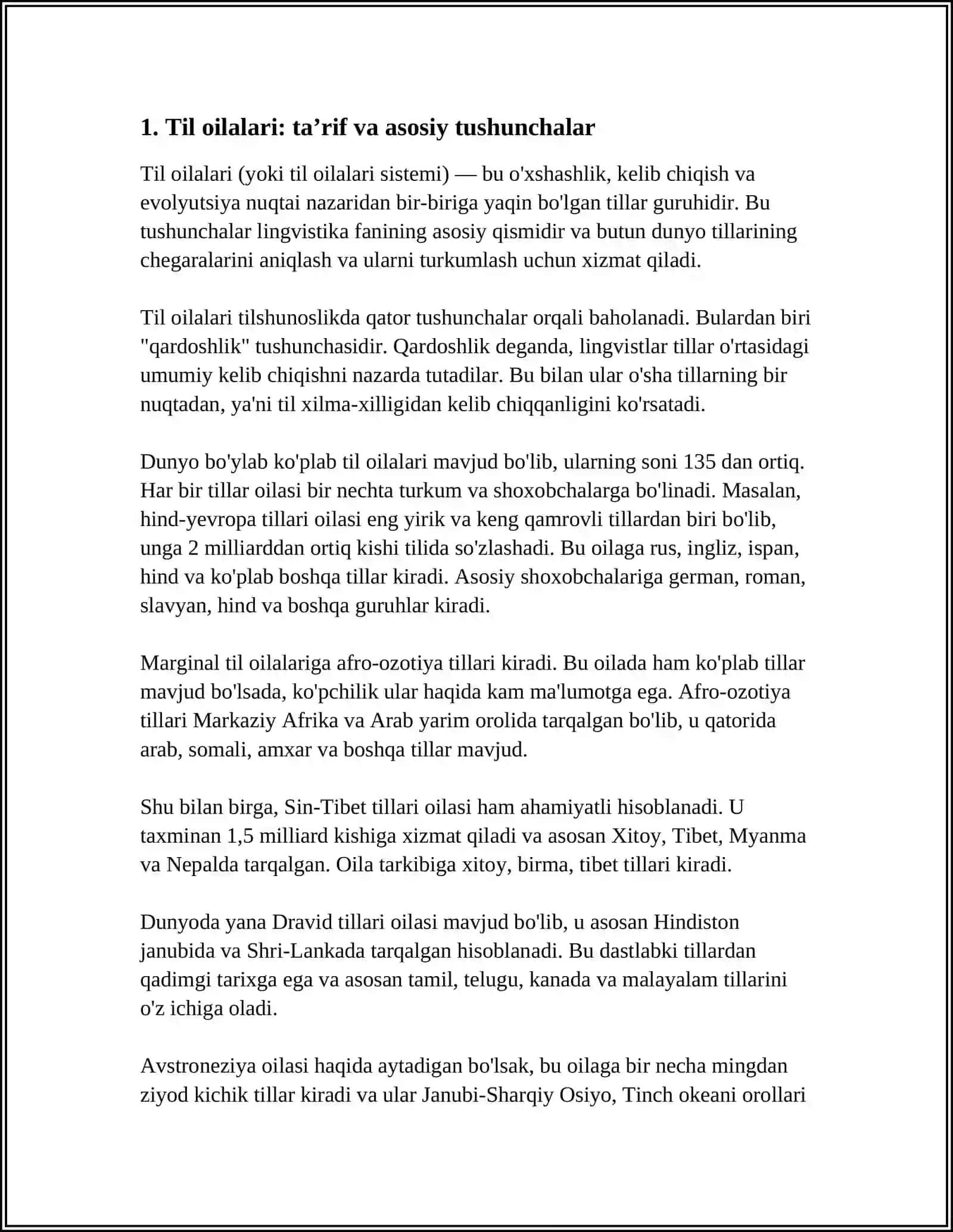 Til oilalari 3