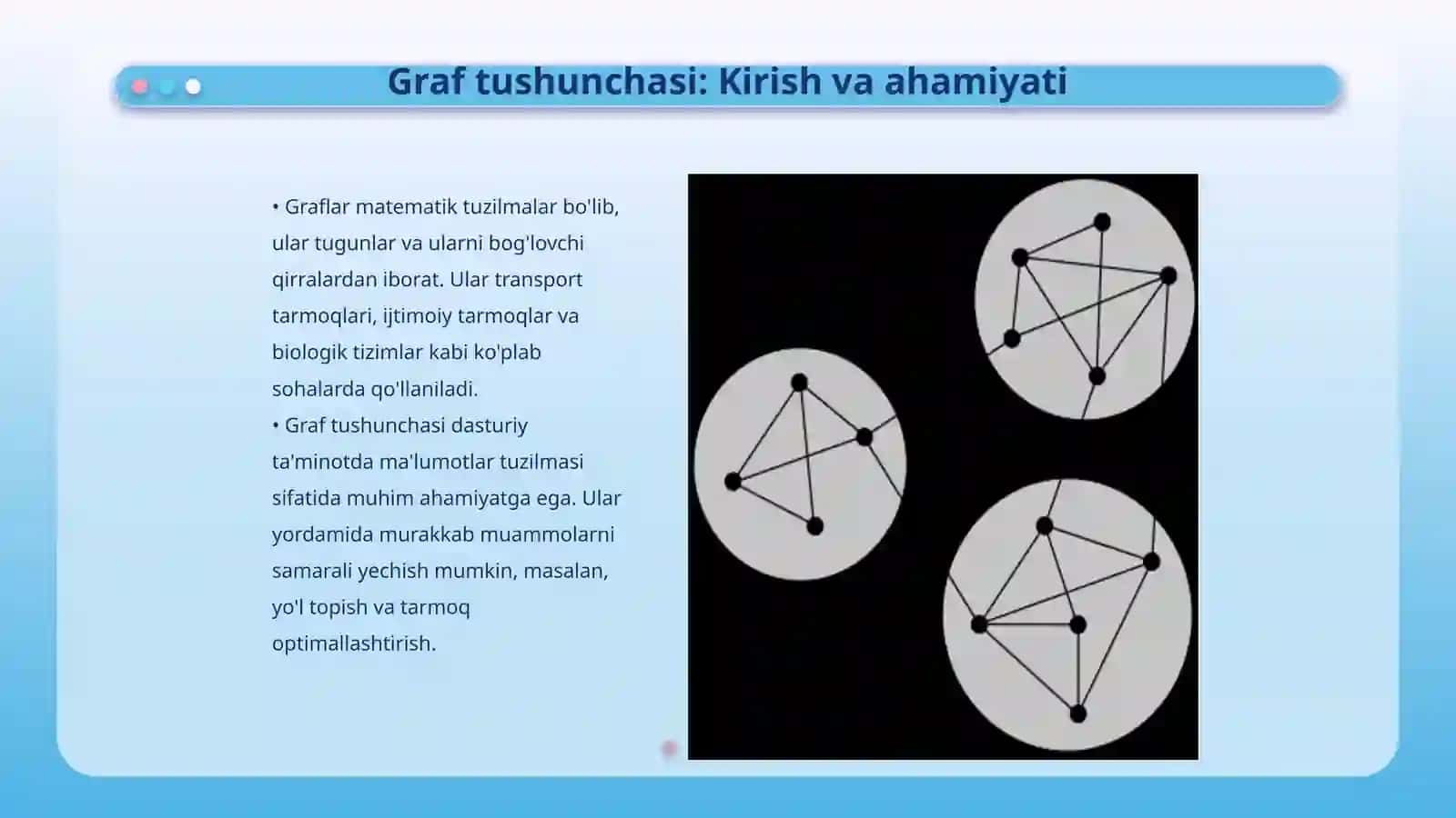 Graf tushunchasi C++ dasturlash tilida 3