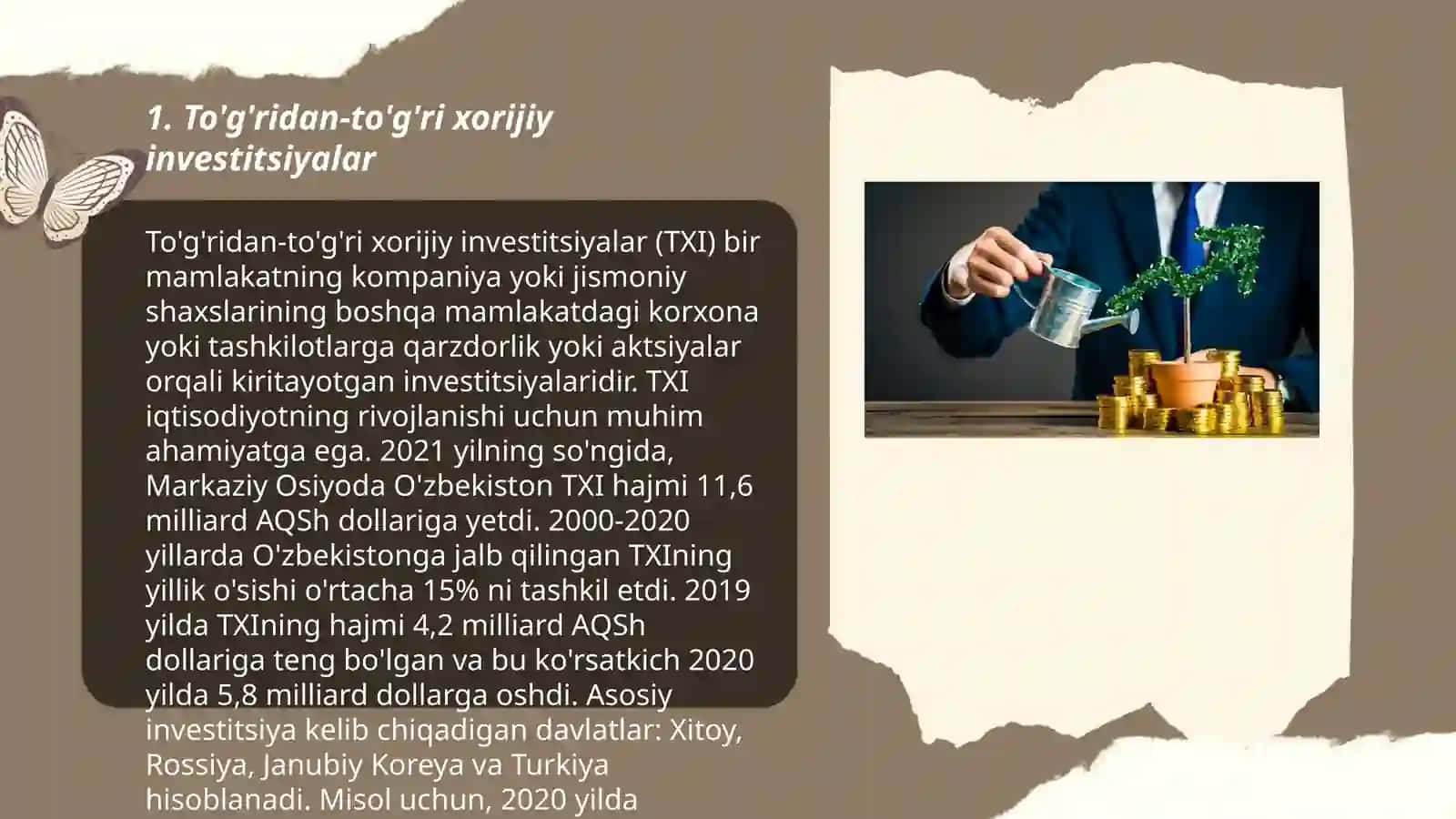 To'g'ridan-to'g'ri xorijiy investitsiyalar 3