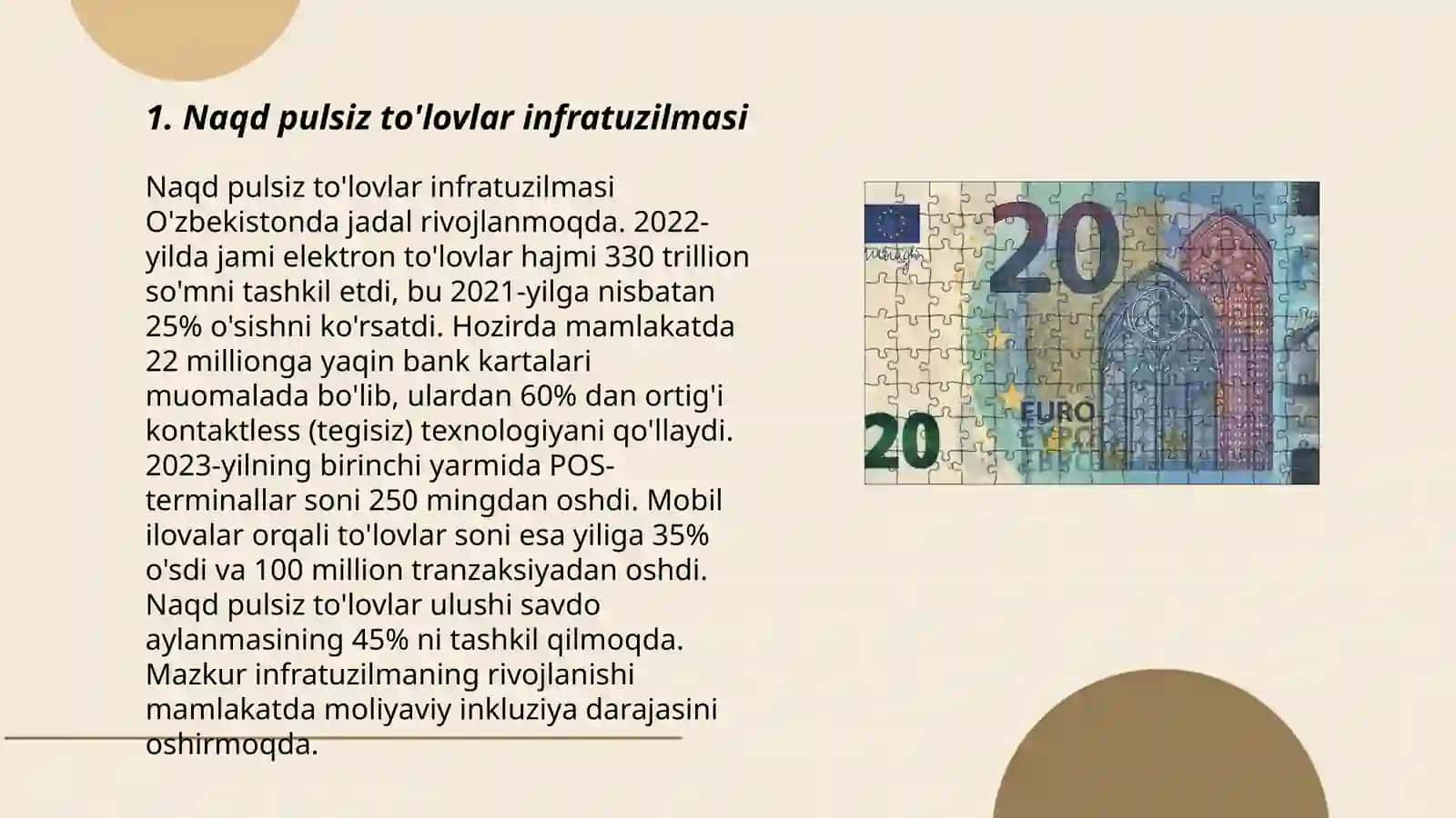 Naqd pulsiz to'lovlarni rivojlantirish jahon tajribsi 3