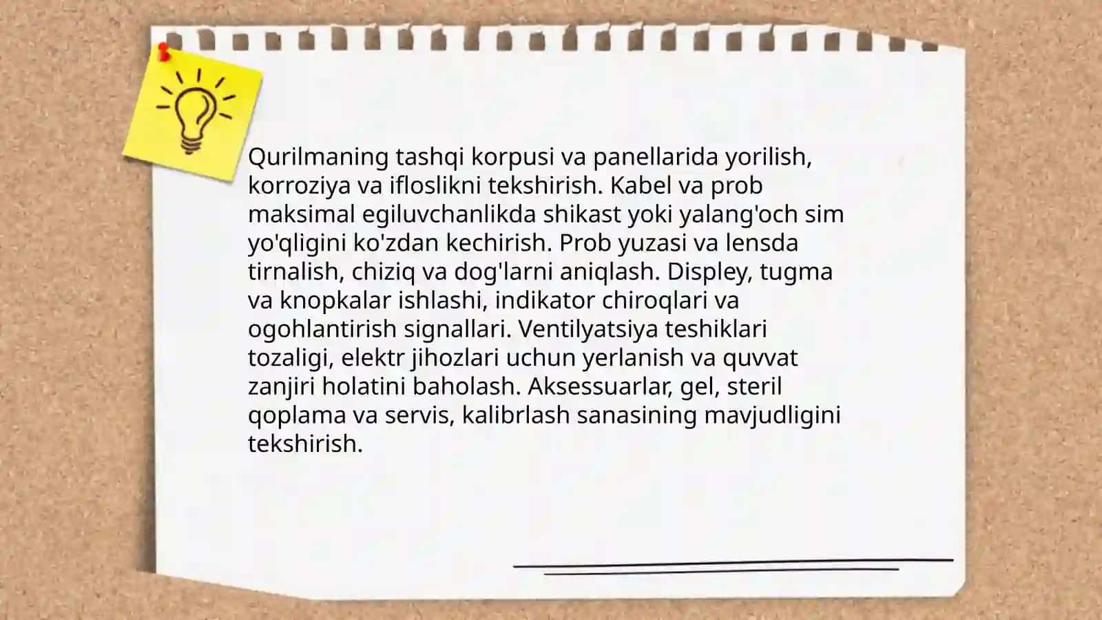 Ultratovush qurilmasini ishchi holatga keltirish 3