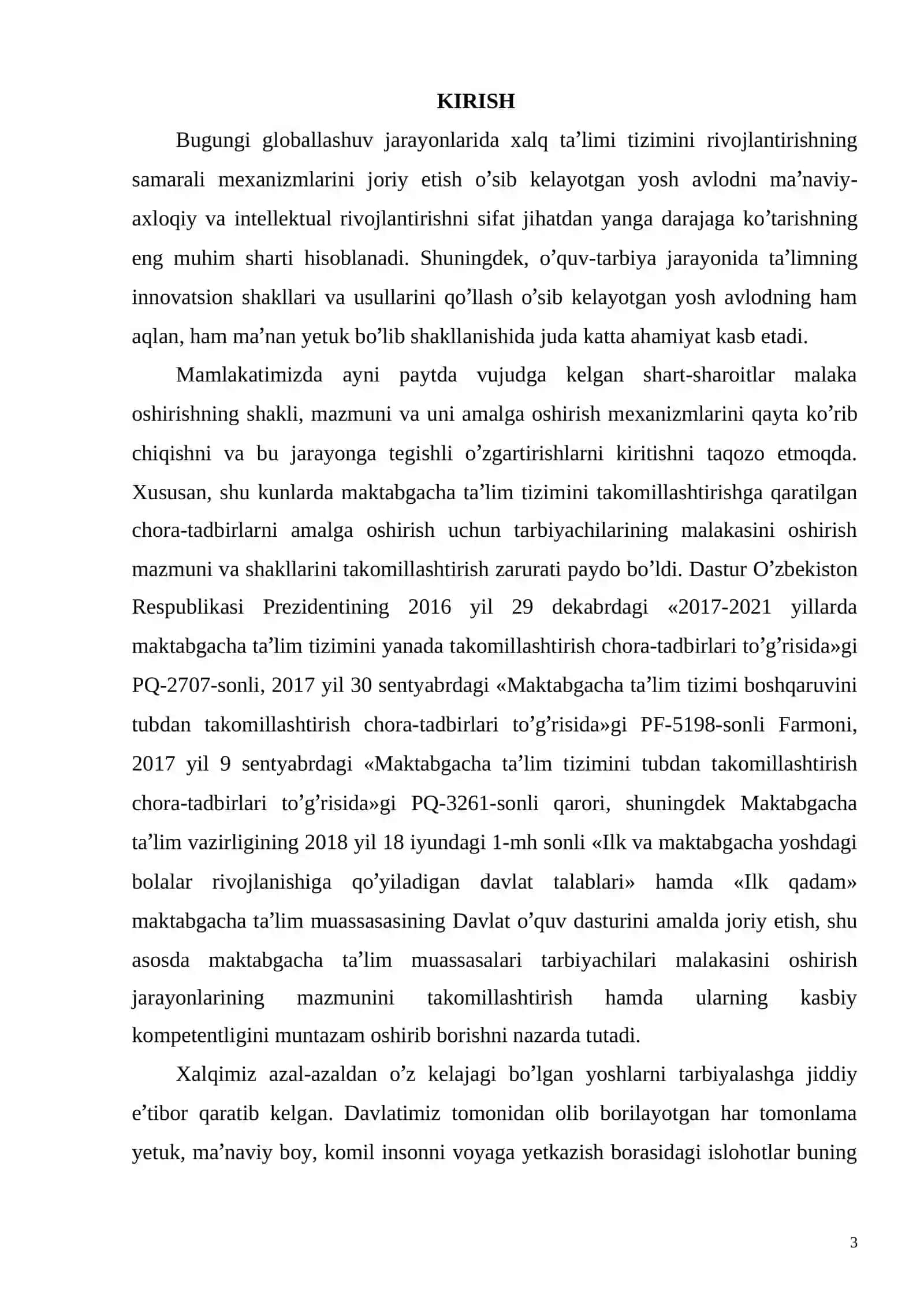 TARBIYAVIY ISHLAR REJASINI TUZISH ISHLANMA-LOYIHASI 3