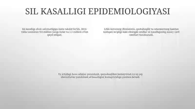 Tuberkulyoz Bilan Kasallanishda Atrof Muhit Omillarining Tasiri 3