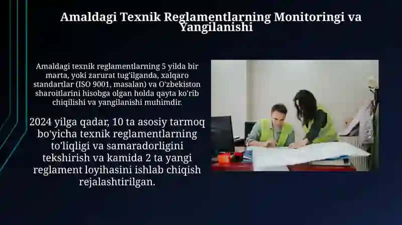 Amaldagi Texnik Reglamentlarning Monitoringi va Yangilanishi 3