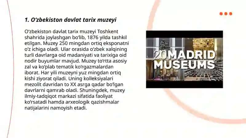 Oʻzbekistondagi eng mashhur top 5 muzeylar 3