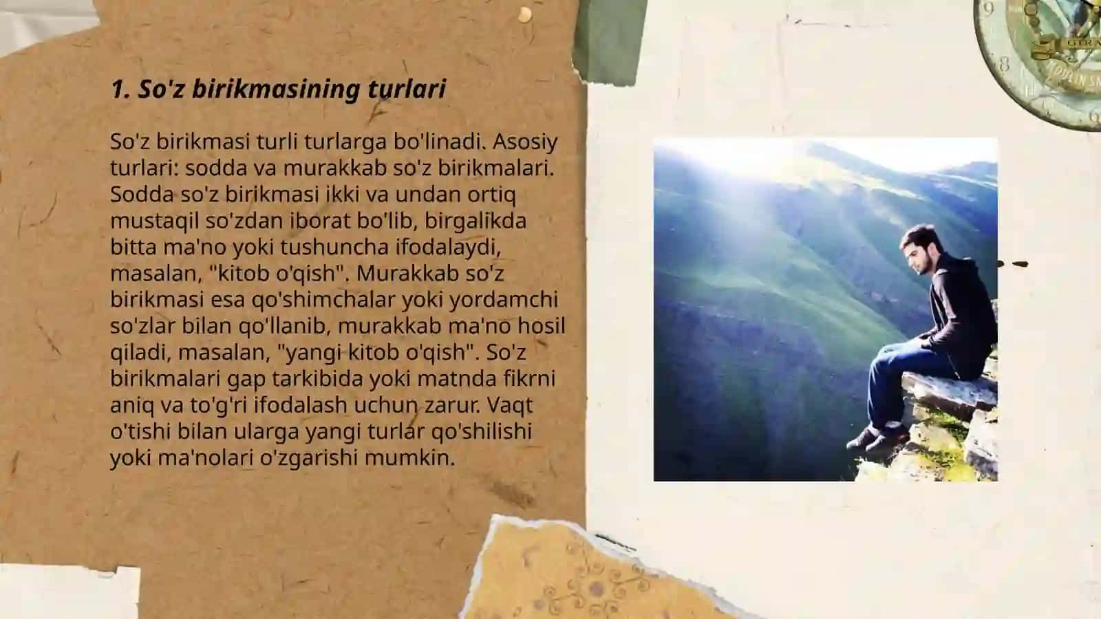 So'z brikmasi va turg'un bog'lama 3