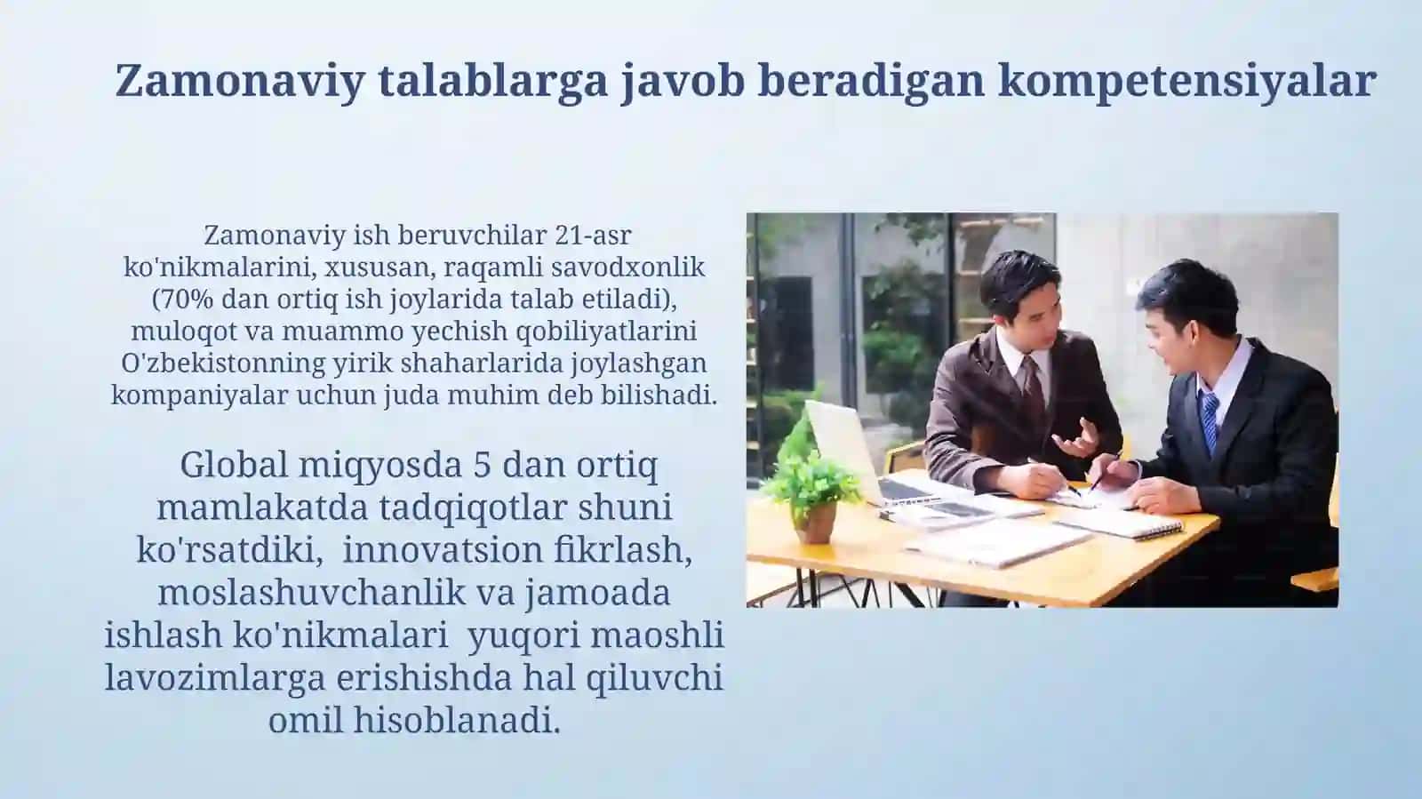 Kasbiy kompetensiyalarning ta'rifi va ularning ish beruvchilar uchun ahamiyati 3
