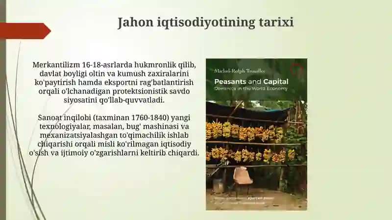 Jahon xoʻjaligi va uning evolyutsiyasi 3