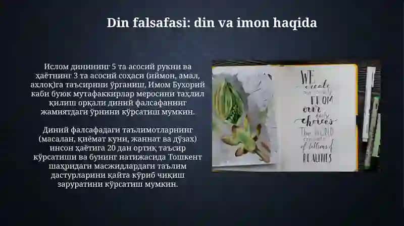 Falsafaning predmeti va jamiyatdagi roli 3
