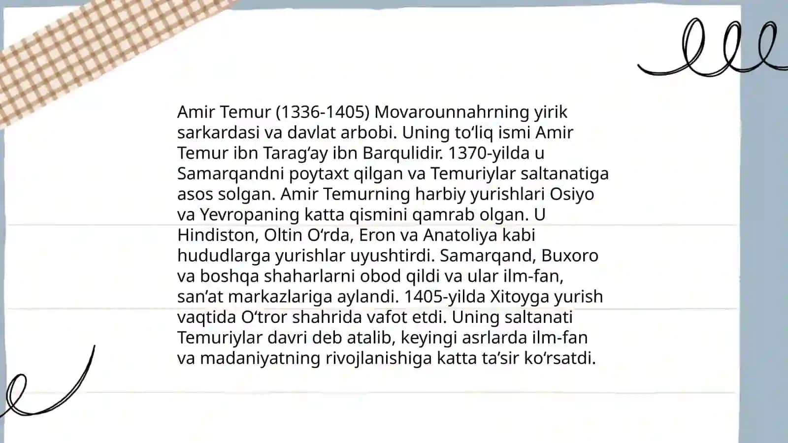 Amir Temur buyuk davlat arbobi 3