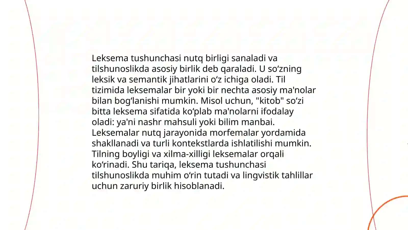 Ishlatish doirasi chegaralangan va chegaralanmagan leksemalar 3