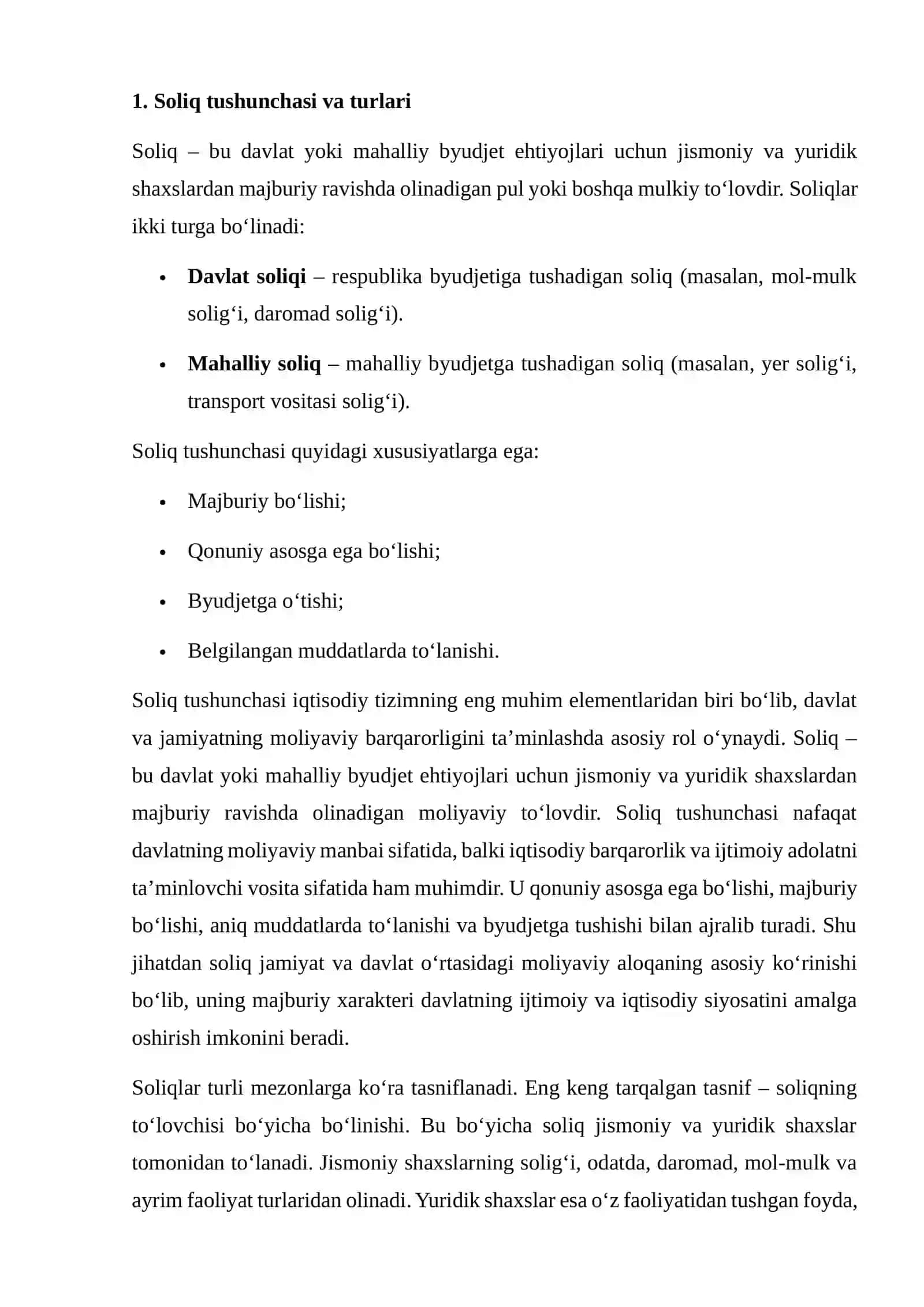 JISMONIY SHAXSLARNING MOL-MULKIDAN OLINADIGAN SOLIQNI HISOBLASH VA BYUDJETGA O‘TISH TARTIBI 3