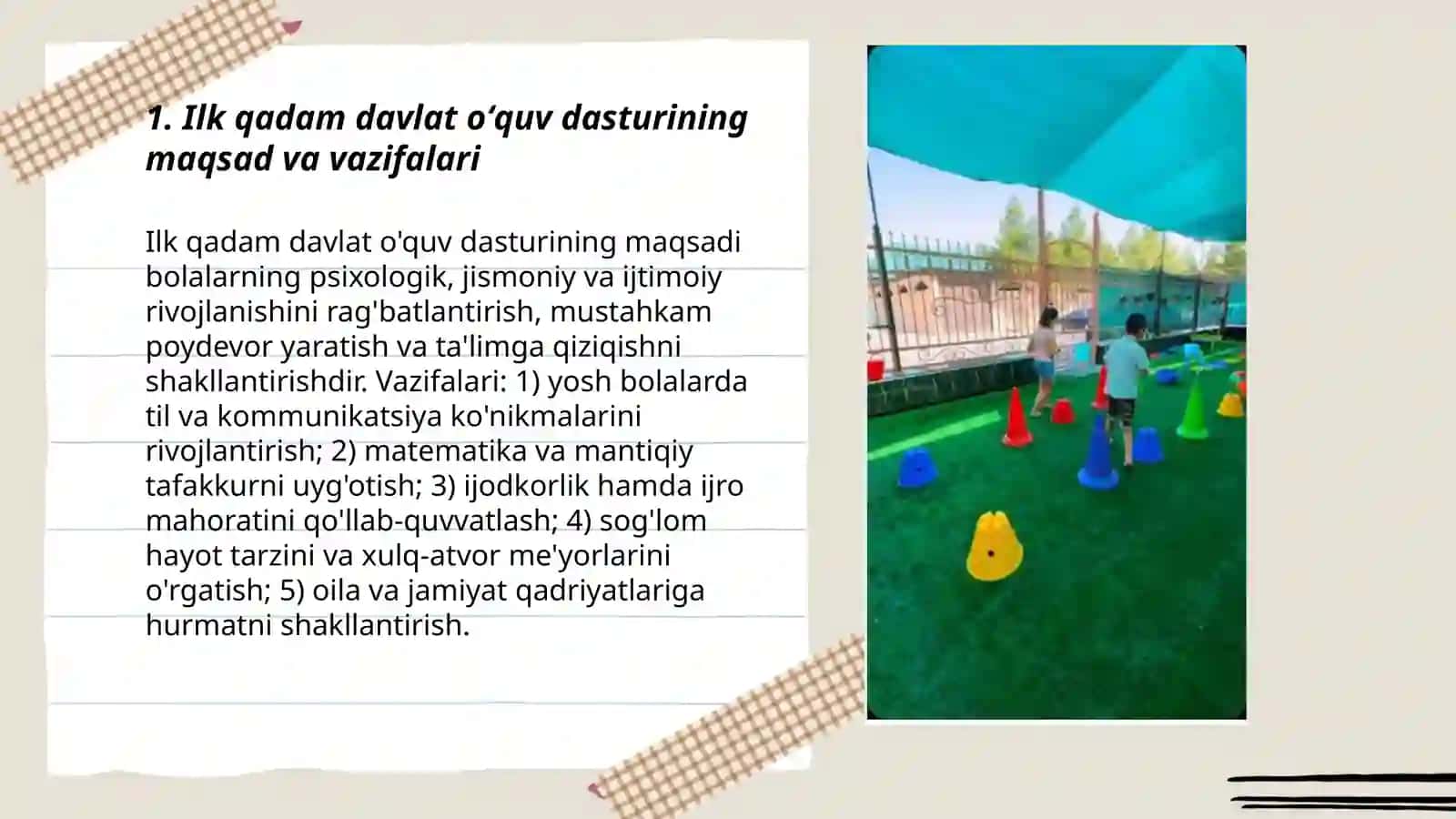 Ilk qadam davlat oʻquv dasturi 3