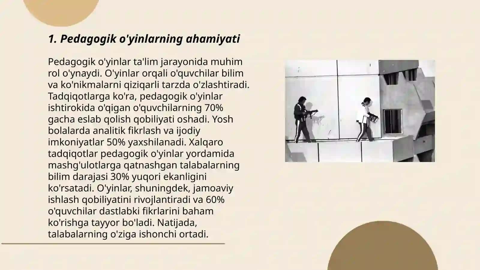Pedagogik o’yinlarni tashkil etish va o’tkazish 3
