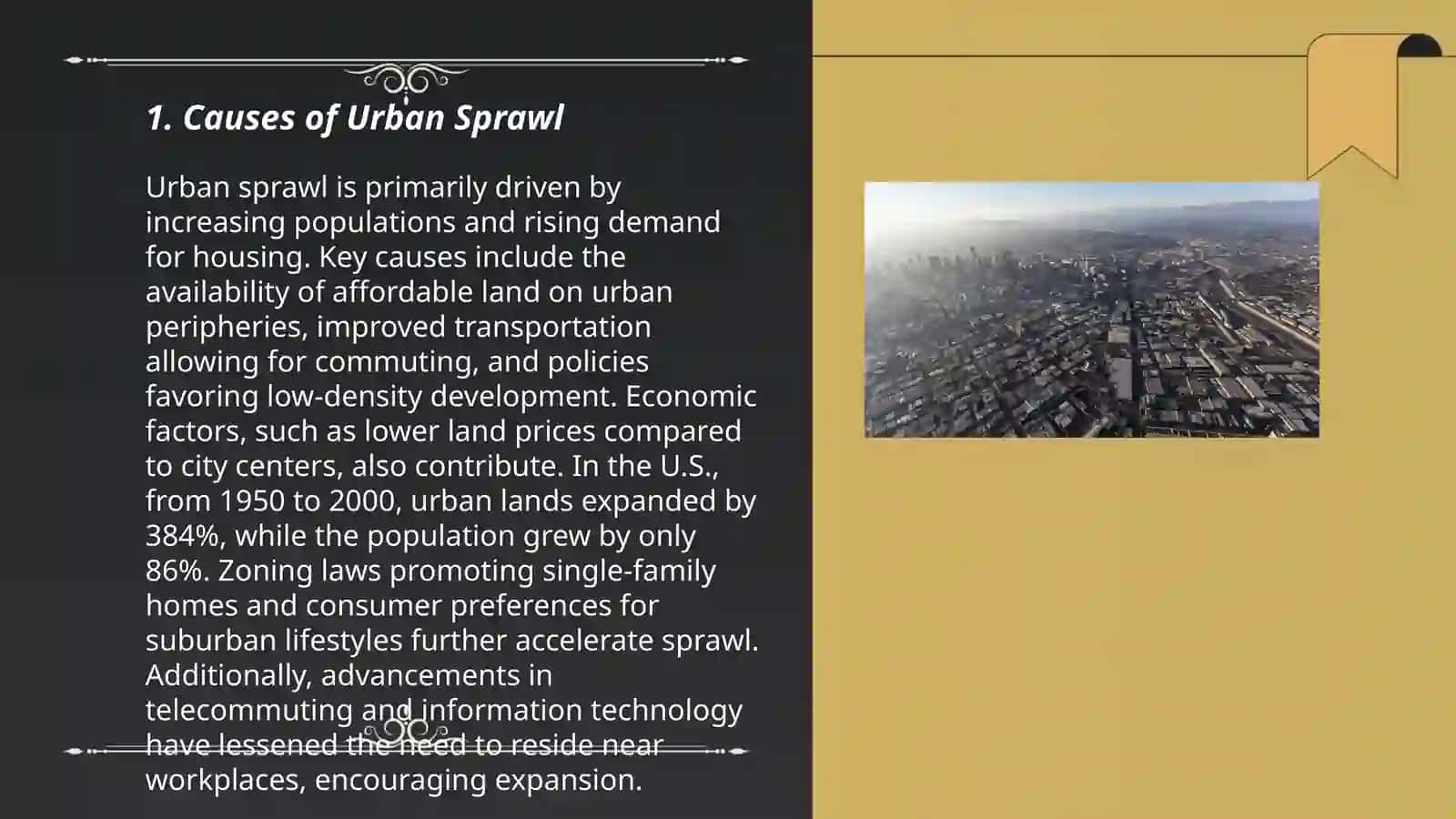 Urban sprawl 3
