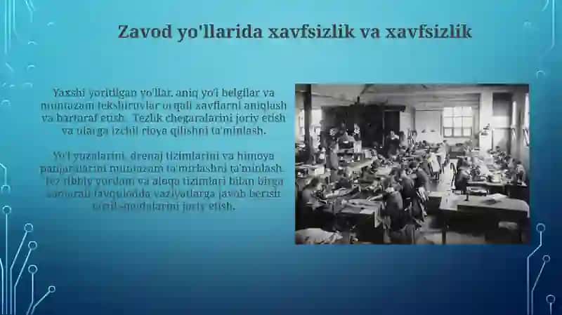 Zavod ichki yoʼllari 3