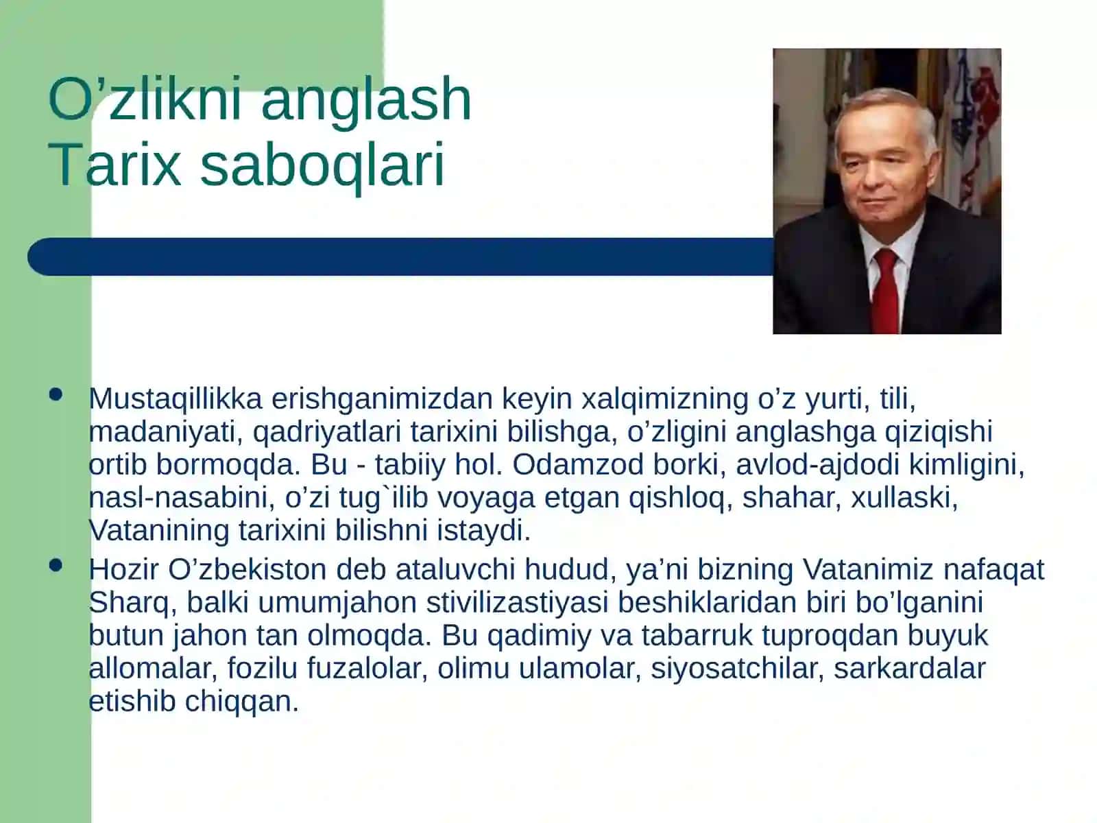 Tarixiy xotirasiz kelajakyo`q 3
