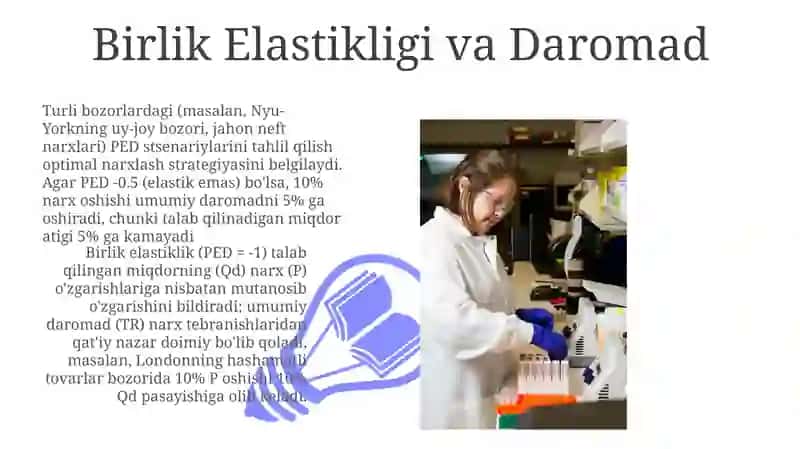 Birlik Elastikligi va Daromad 3