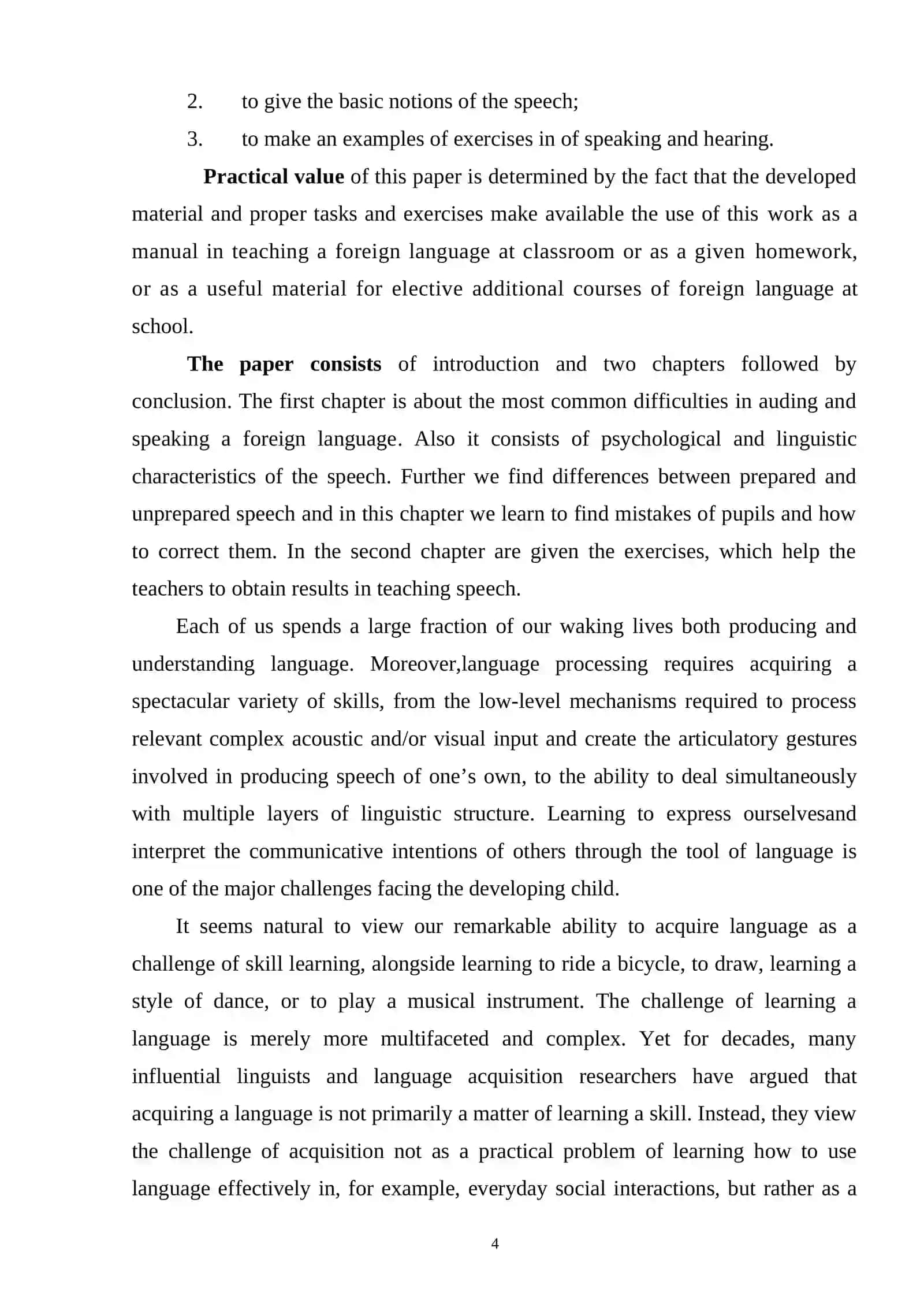 SKILL ACQUISITION AND FOREIGN LANGUAGE LEARNING 3