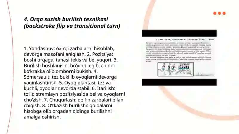 Suzish usullari texnikasini oʻrgatish 3